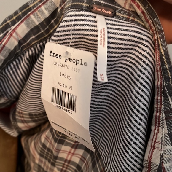 Free People button up patchwork shirt - Picture 3 of 4